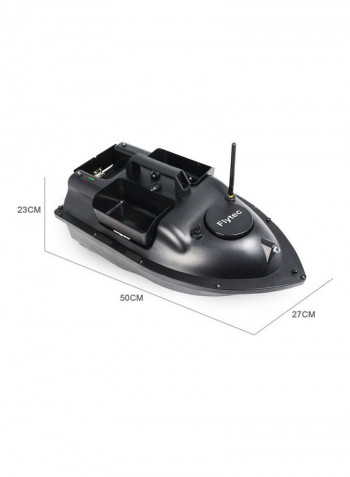 RC Fishing Boat With 3 Battery 56x26x31.5cm