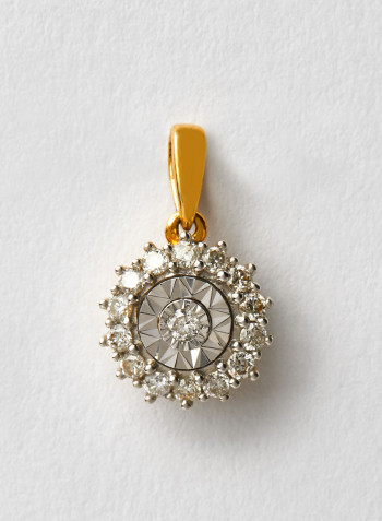 Pure Sparkle Flower Pendant