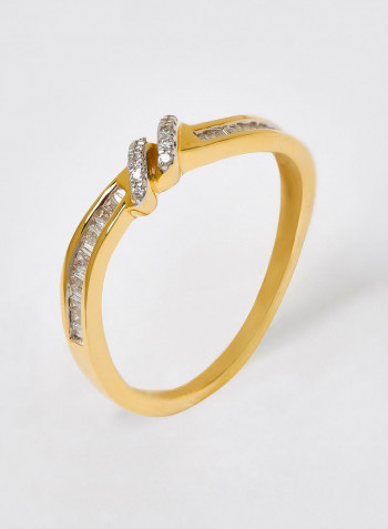18 Karat Gold Bagguette Dream Ring