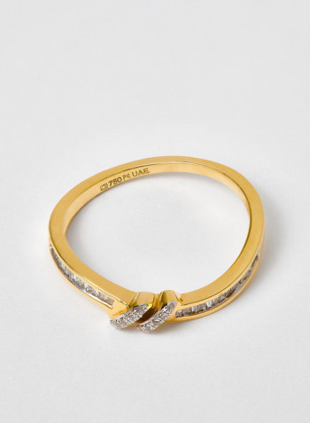 18 Karat Gold Bagguette Dream Ring