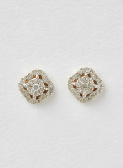 18 Karat Gold Sparkle Earrings