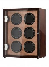 6 Watch Winder Mabuchi Motor And LCD Digital Display