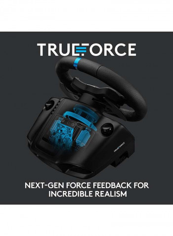 G923 Racing Wheel And Pedals, Trueforce up to 1000 Hz For Playstation 4/PC
