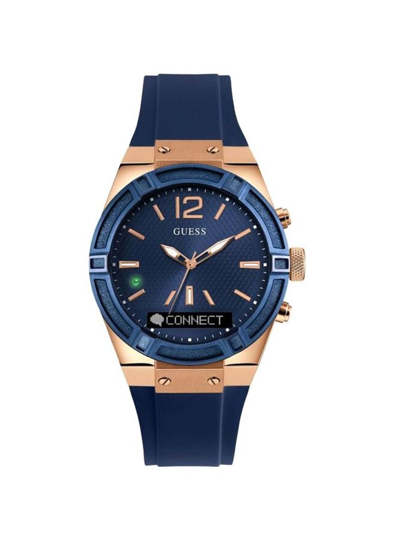 Connect Stainless Steel Smartwatch Blue/Gold