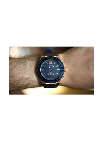 Connect Stainless Steel Smartwatch Blue/Gold