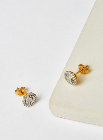 Pure Sparkle Flower Earring