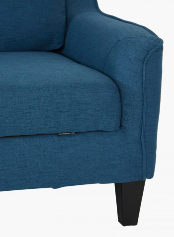 Sydney Textured Left Corner Sofa Bed Blue