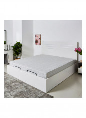 Patara Hydraulic Storage Bed White 200x120x180cm