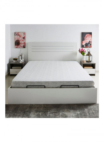 Patara Hydraulic Storage Bed White 200x120x180cm