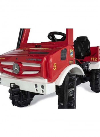 Ride-On Mercedes Benz Unimog Pedal Fire Truck 118 x 81 x 54cm