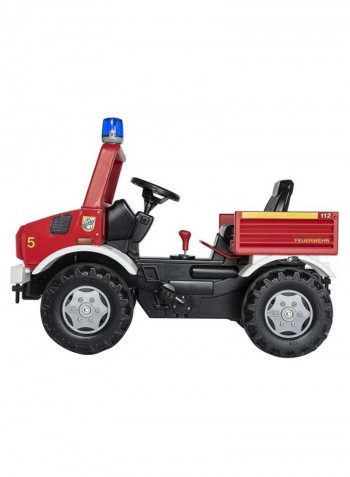 Ride-On Mercedes Benz Unimog Pedal Fire Truck 118 x 81 x 54cm