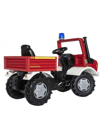 Ride-On Mercedes Benz Unimog Pedal Fire Truck 118 x 81 x 54cm