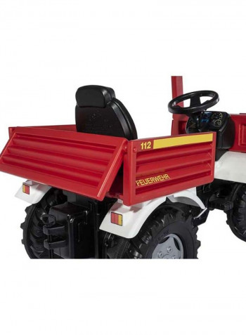 Ride-On Mercedes Benz Unimog Pedal Fire Truck 118 x 81 x 54cm