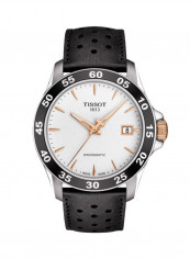 Men's Leather Analog Wrist Watch T106.407.26.031.00