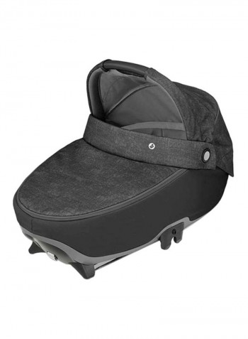 Jade Baby Travel Carrycot - Black