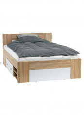Favrbo Bed Frame White/Beige