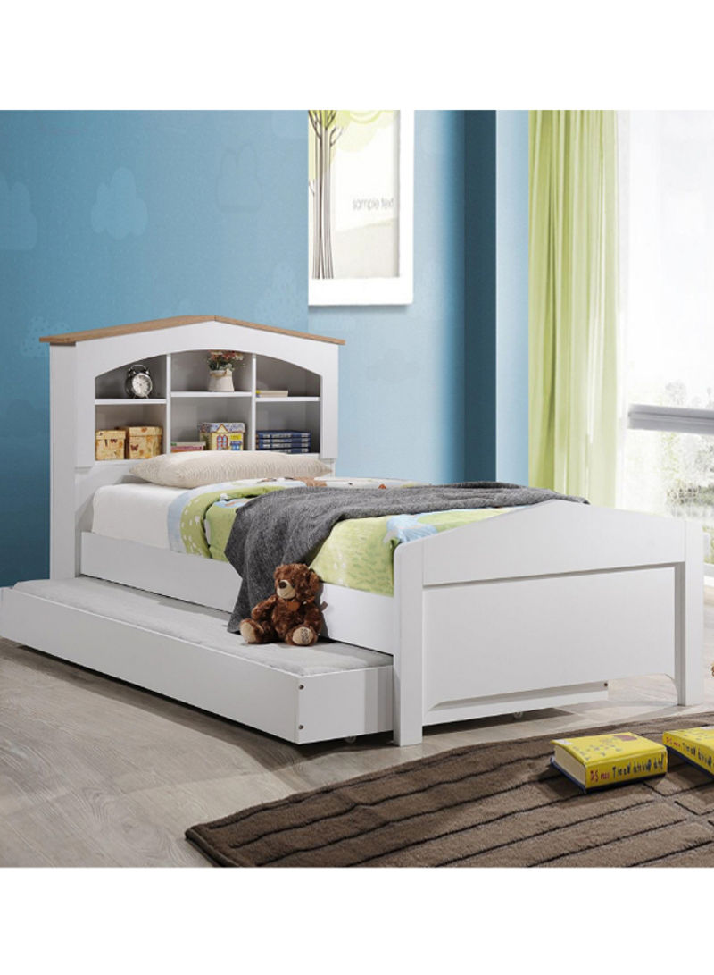 Alexandra Kids Pull-out Bed White/Brown 215 X 98.5 X 110cm