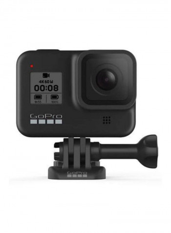 Hero 8 Digital Action Camera Black 12MP 4K60/1080p240 8xSlo-Mo Wi-Fi + Bluetooth GPS Enabled Water Resistant