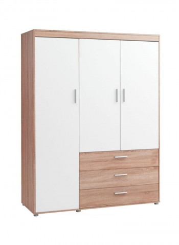 Slagelse Wardrobe Oak/White