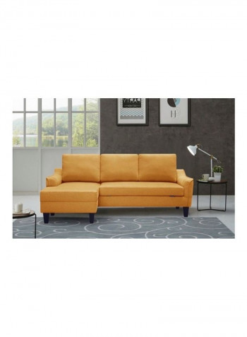 Sydney Left Corner Sofa Bed Yellow