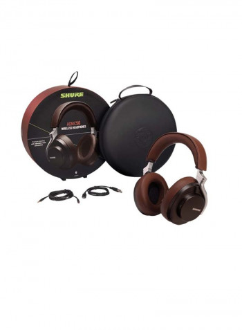 Wireless Noise Cancelling Headphones Brown