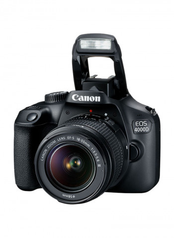 EOS 4000D DSLR With EF-S 18-55mm f/3.5-5.6 III Lens 18MP, Built-In Wi-Fi