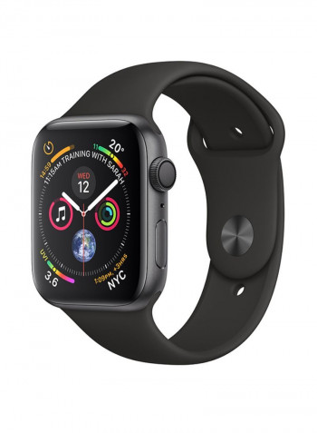 Renewed - Watch Series 4-44 mm GPS Aluminum Case With Black Sport Band Space Gray