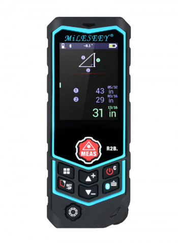 8-Piece Bluetooth Laser Distance Meter Set Black/Blue