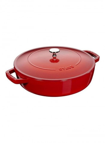 Braiser Cherry Red 28cm