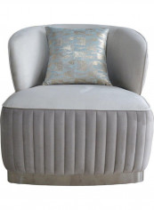1 Seater Fabric Sofa Grey