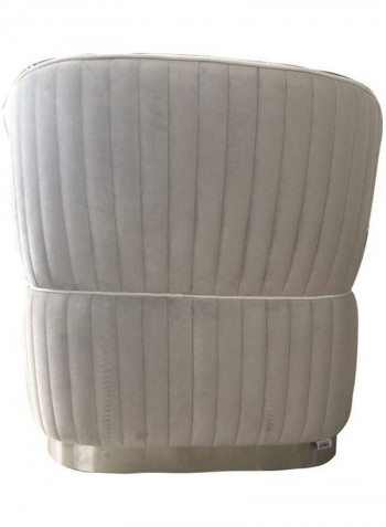 1 Seater Fabric Sofa Grey