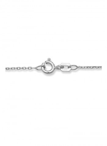 925 Sterling Silver With Opal Pendant Necklace