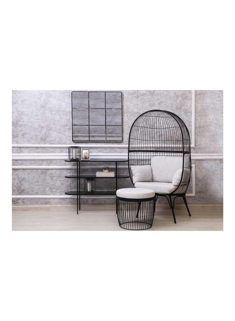 Hickox Accent Chair Black 90x156x70cm