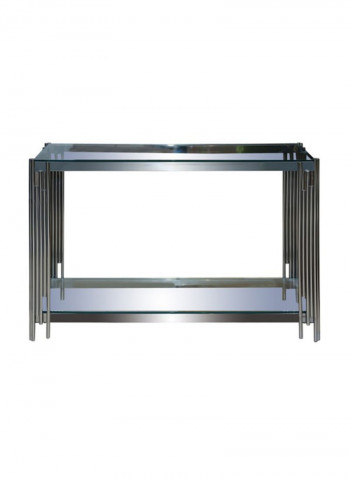 Pyrus Console Table Silver 40 x 79 x 120centimeter