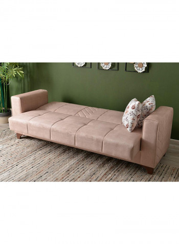3-Seater Luxemburg Sofa Beige 92x90x220cm
