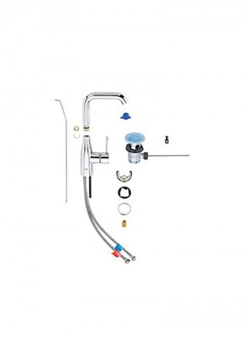 Single Lever Basin Mixer Chrome L 48 x W 127 x H 244millimeter