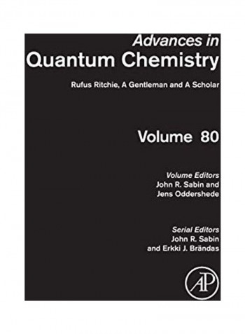 Advances In Quantum Chemistry غلاف صلب الإنجليزية by John R. Sabin