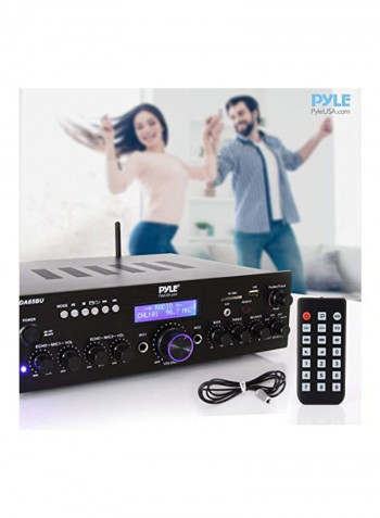 Wireless Bluetooth Power Amplifier System PDA65BU Black