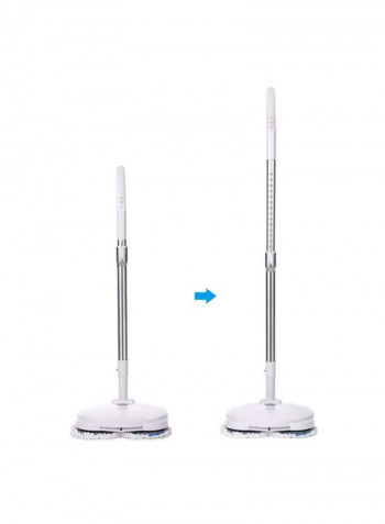 Wireless Electric Mop Silver/White 320x320x9millimeter