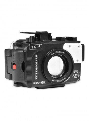 Camera Waterproof Housing Diving Case أسود
