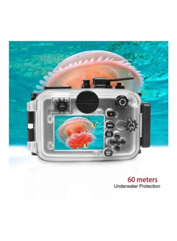Camera Waterproof Housing Diving Case أسود