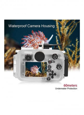 Camera Waterproof Housing Diving Case White/Black
