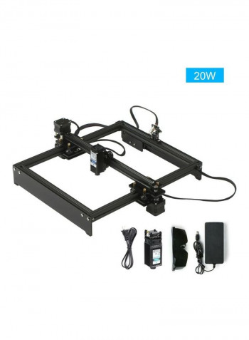 Desktop DIY Laser Engraver Cutter Black