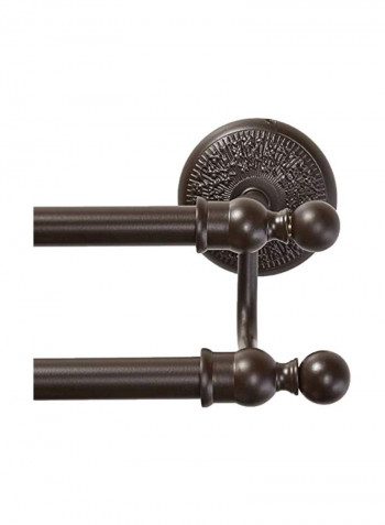 Monte Carlo Collection Double Towel Bar Brown 30inch