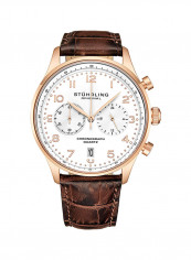 Men's Casual Leather Quartz Chronograph Wrist Watch 896.04