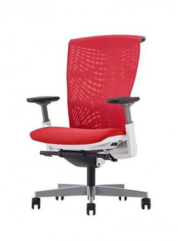 ICON Premium Ergonomic Office Chair Red/Grey/White