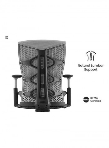 ICON Premium Ergonomic Office Chair Grey Mesh