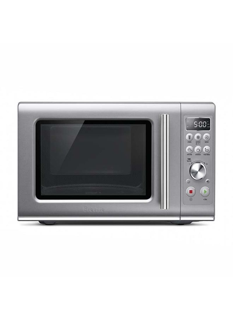 The Compact Wave Soft Close Microwave 25 l 900 W BMO650SIL Silver