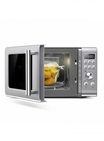 The Compact Wave Soft Close Microwave 25 l 900 W BMO650SIL Silver