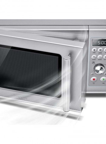 The Compact Wave Soft Close Microwave 25 l 900 W BMO650SIL Silver